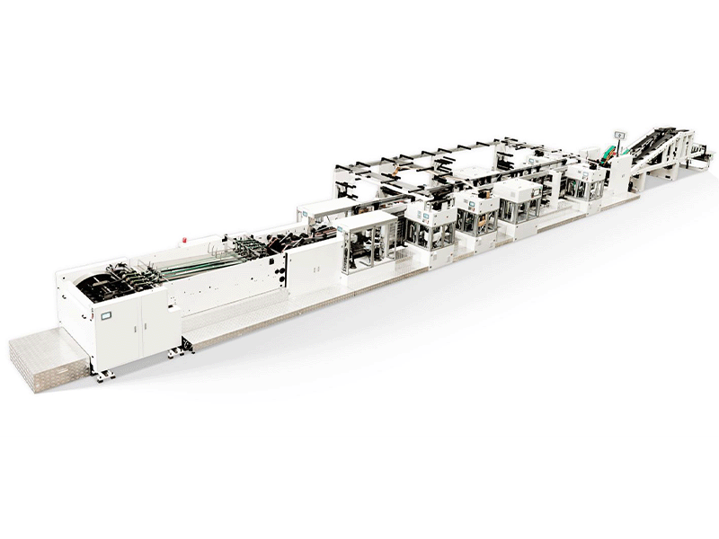 Reinforced Valve Bag Bottom Gluing Machine